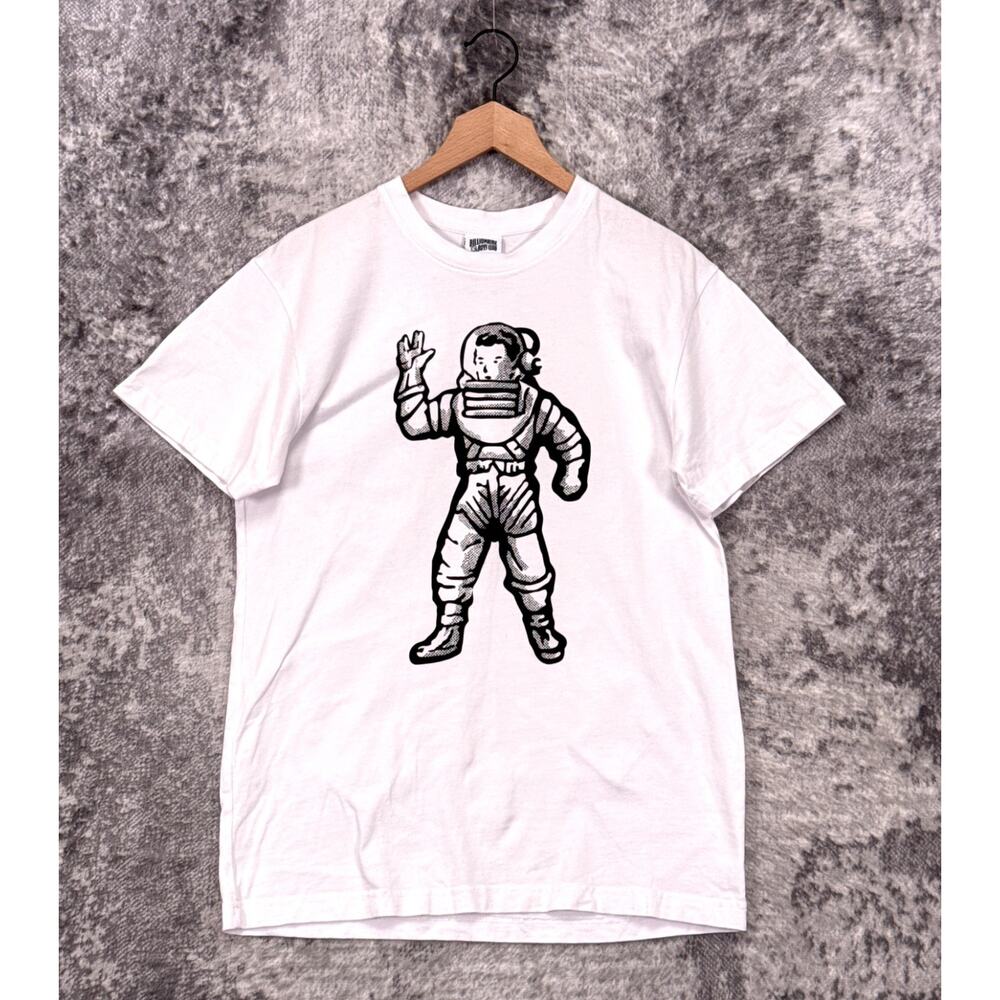 Billionaire Boys Club White Tee with Black Astronaut Graphic